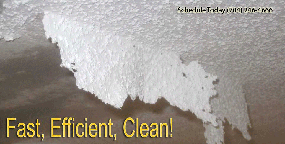 Popcorn Ceiling Removal in Fort Mill, SC and Charlotte, NC